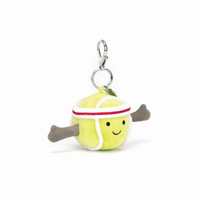 Jellycat Sports Tennis Bag Charm UK | 56274ZNXC